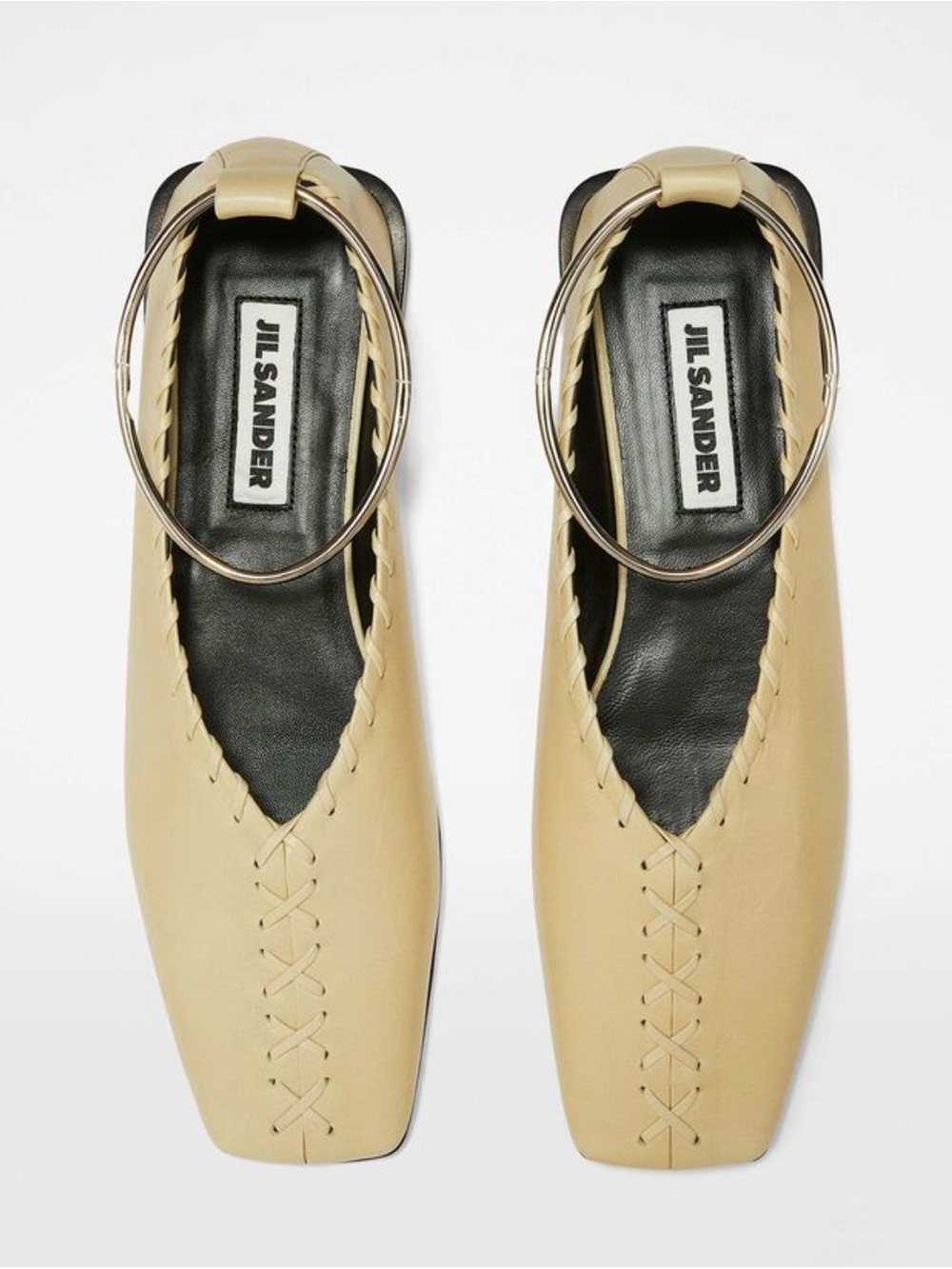 Jil Sander Ring Ballerina Flats